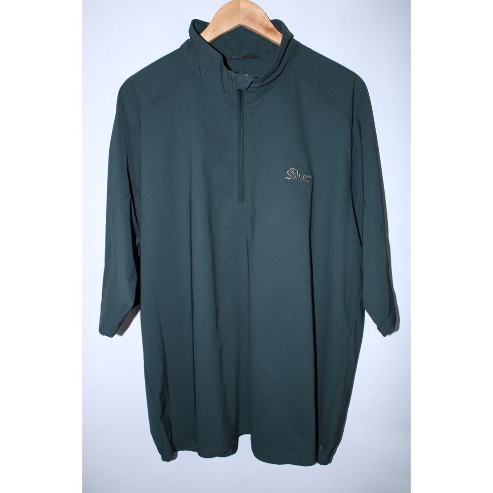 Zero Restriction Men's XL Green 1/4 Zip Tour Series St Ives Logo Pullover